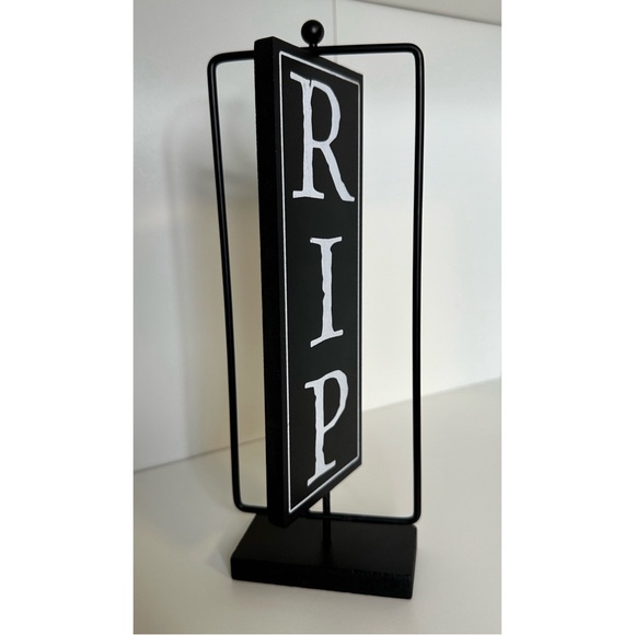 RIP EEK Rotating Sign Double Sided Home Decor - Picture 3 of 5